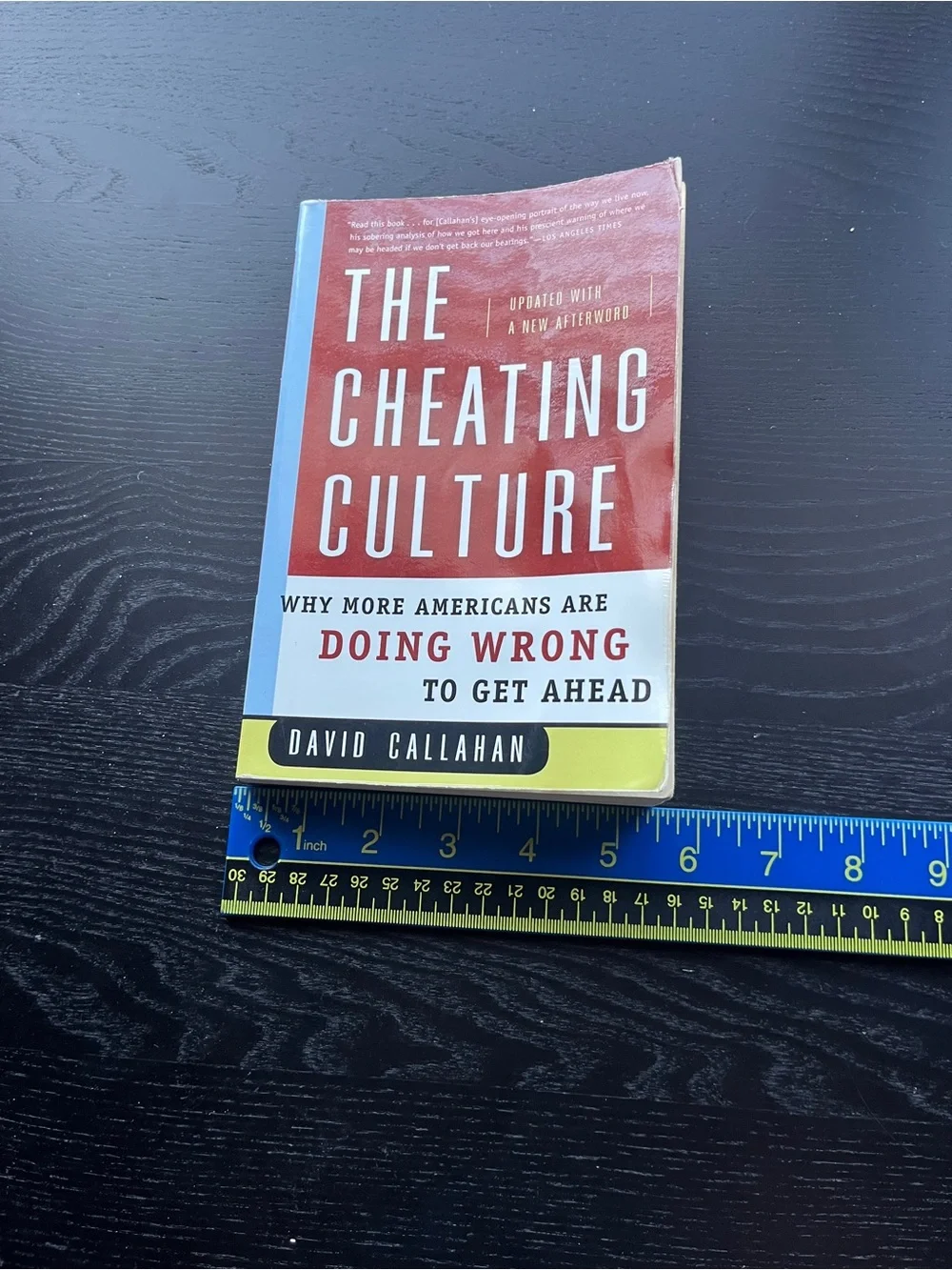 David Callahan The Cheating Culture Paperback Book 5.5